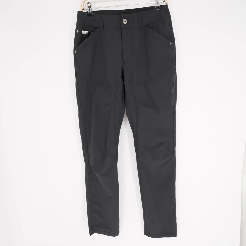 Kuhl Silencr Pants Mens 30x32 Black Ripstop Articulated Knee Outdoors Hiking